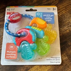 Nuby Vibrant Teething Ring for Babies